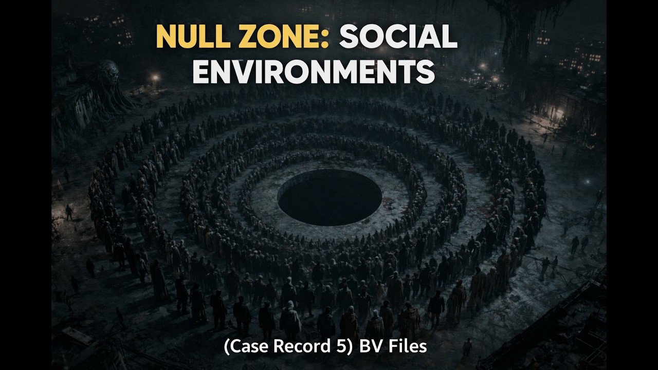 Null Zone: Social Environments - (Case Record 5) | BV Files   #darkfiction #cosmichorror #liminal