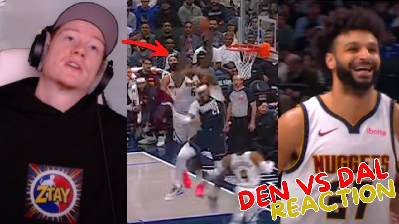 Reacting to Nuggets vs Mavericks Regular Season Game!