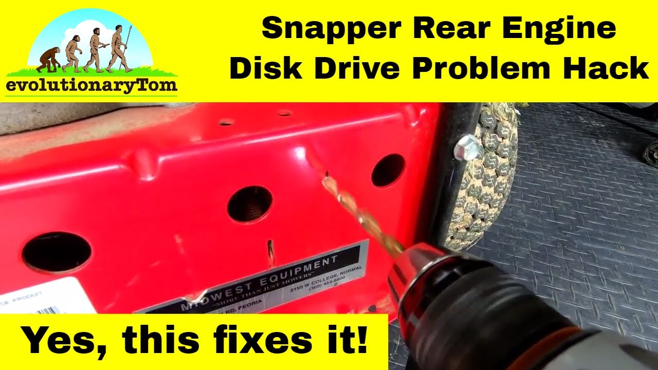 Snapper Rear Engine Drive System not performing like it used to?