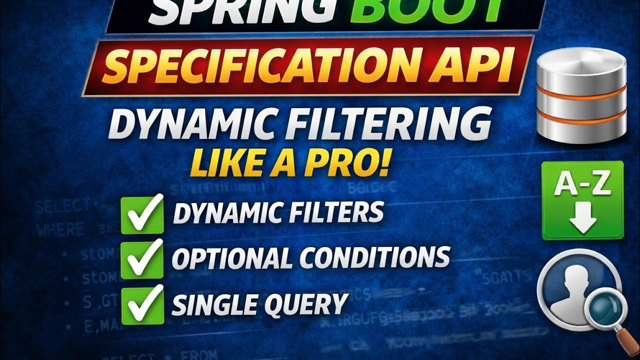 Stop Writing Multiple Queries! Use Specification API in Spring Boot