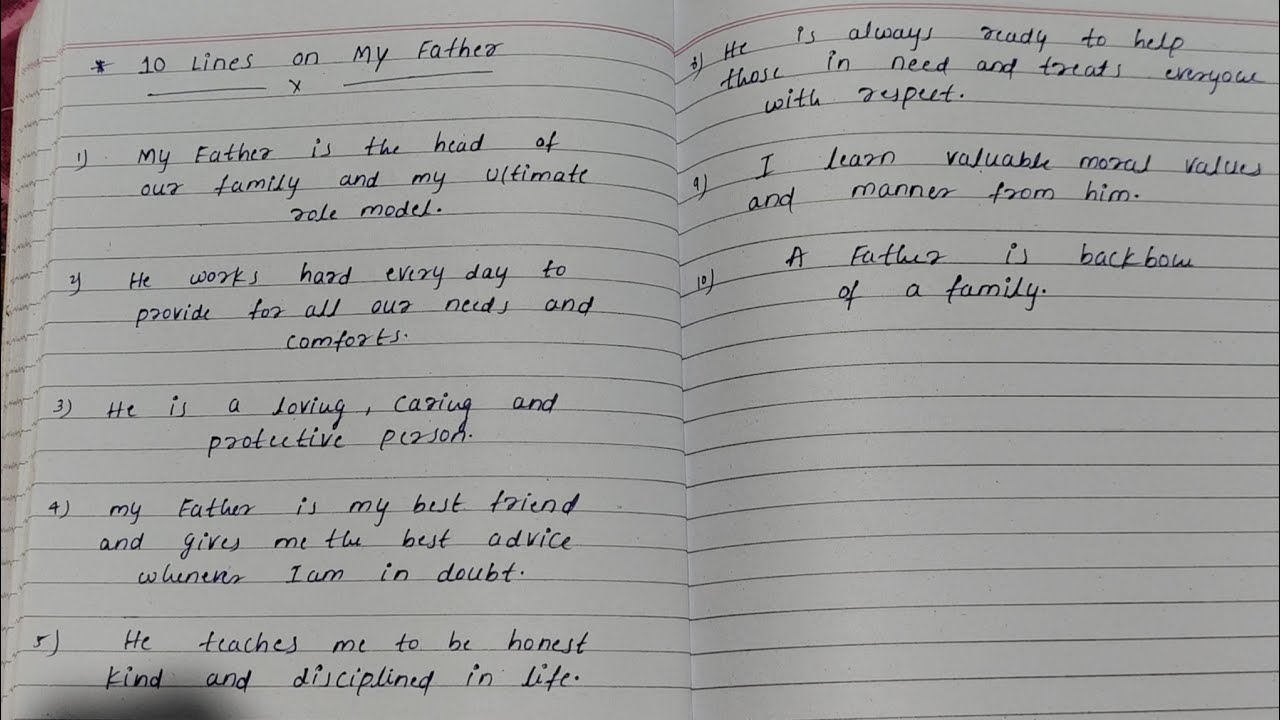 10 Lines on my father | @UniqueKnowledgeGain #education #india 