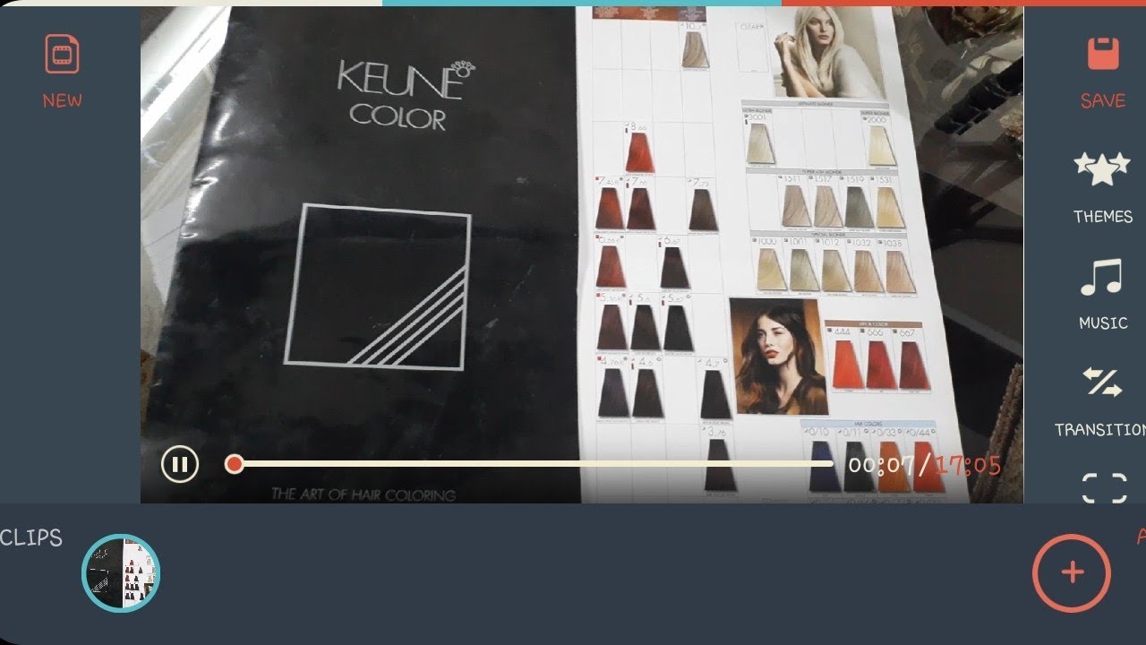 Keune shade card part 2