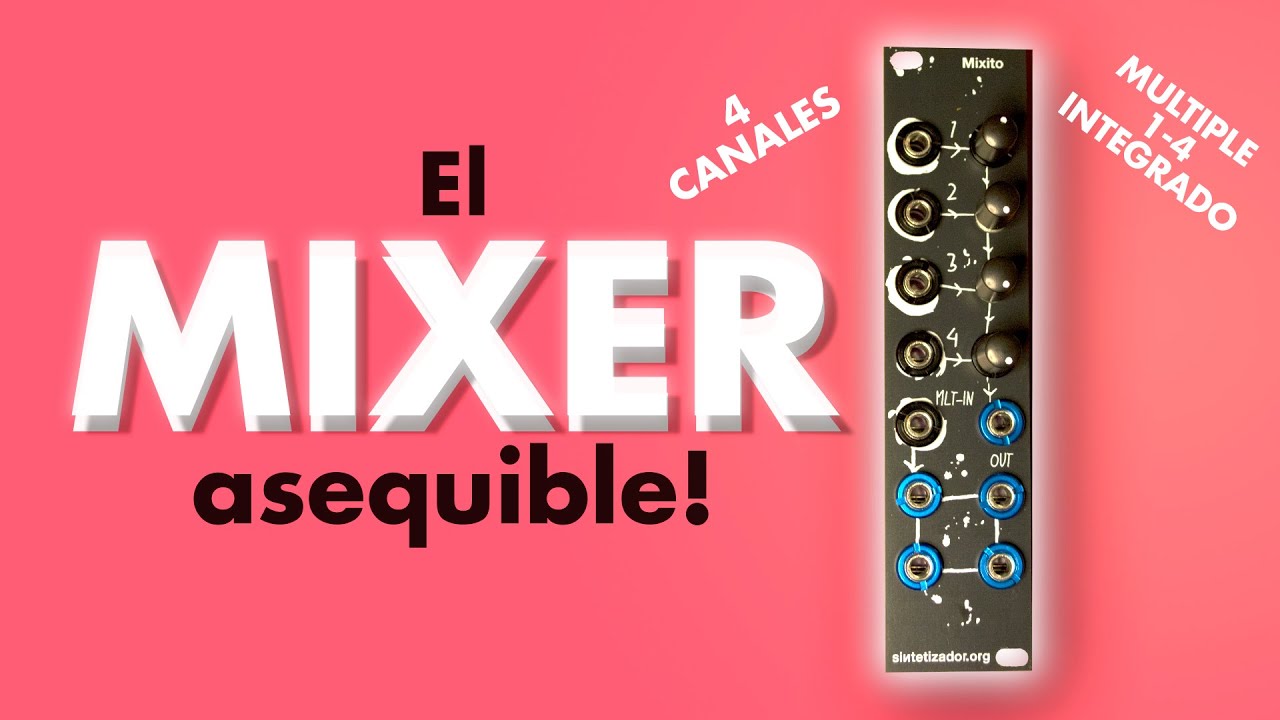 Como hacer un SINTETIZADOR MODULAR casero? - MIXER eurorack DIY