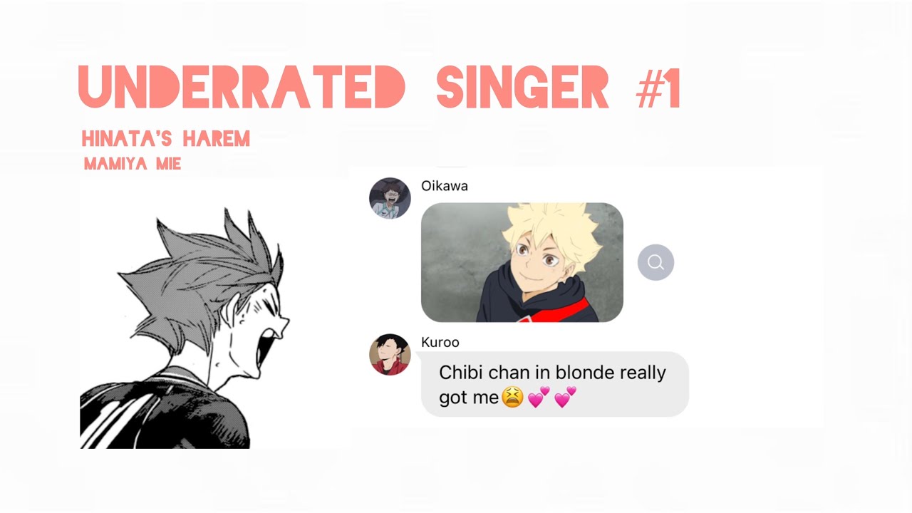 Underrated singer #1 | Hinata Harem