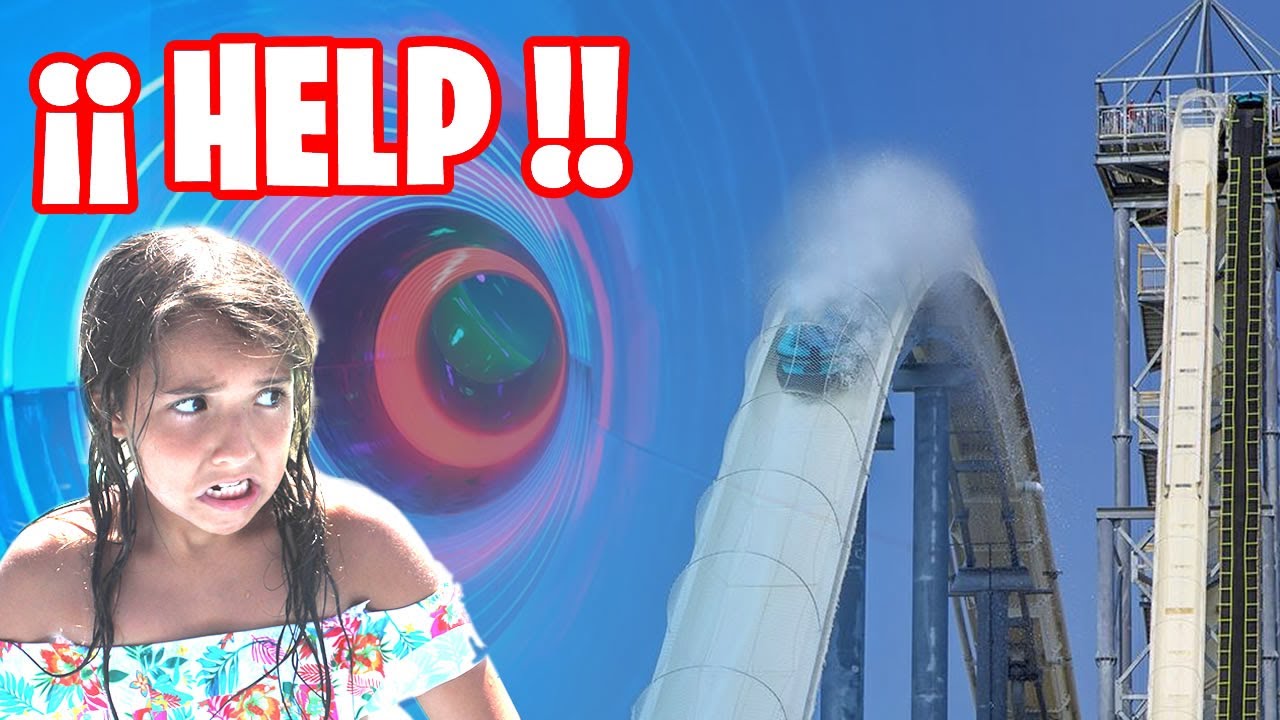 UN DÍA CONMIGO EN EL PARQUE ACUÁTICO CON ¡¡TOBOGANES GIGANTES de AGUA!! 💦 AQUAVELIS