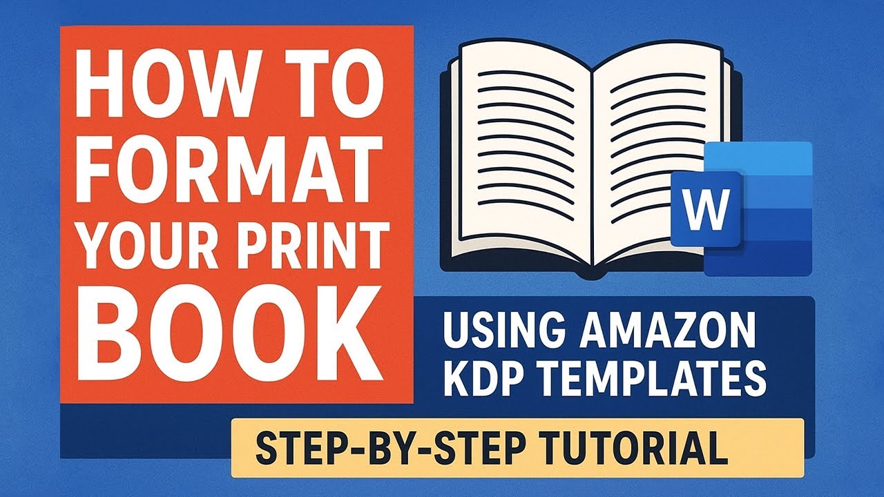 How to Format Your Print Book in Microsoft Word Using Amazon KDP Templates Step-by-Step Tutorial