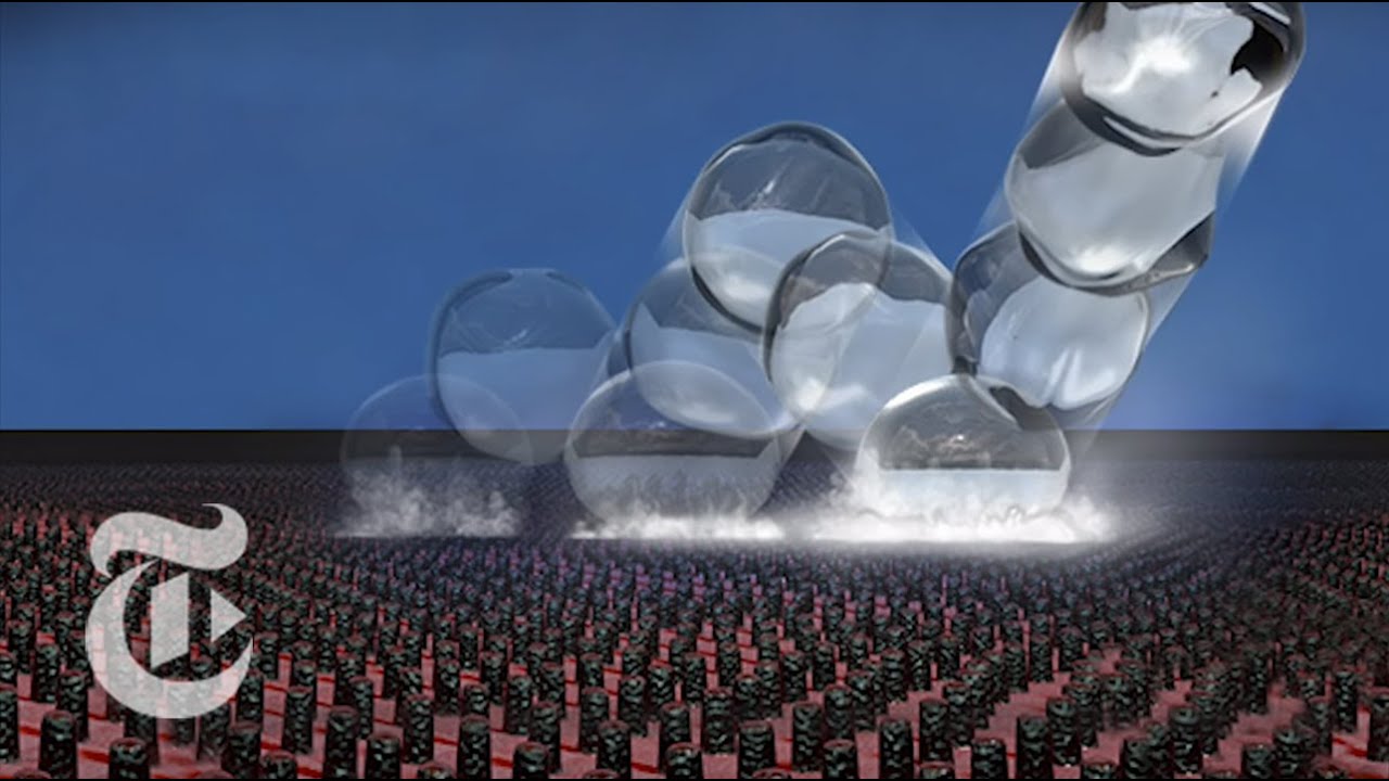 Trampolining Droplets | ScienceTake | The New York Times