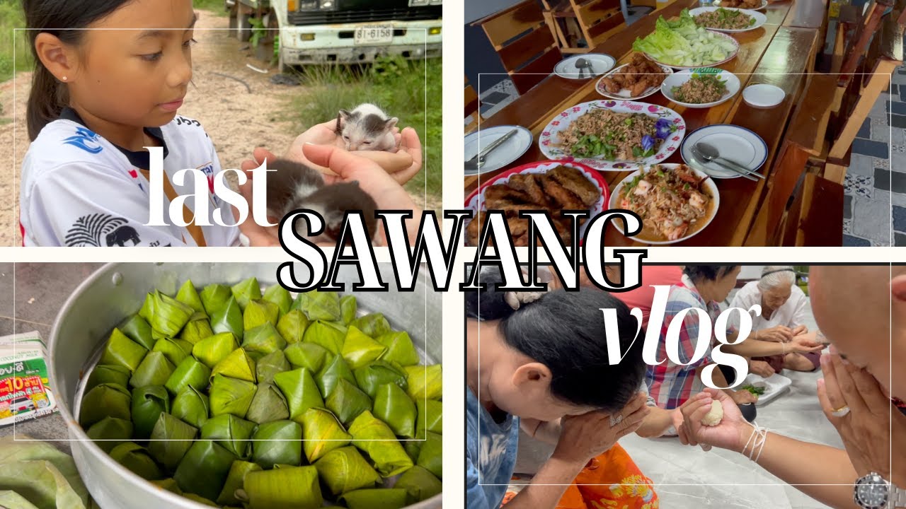 Our Last Few days in SAWANG Daen Din *Country side Home Town Family Vlog | JustSissi