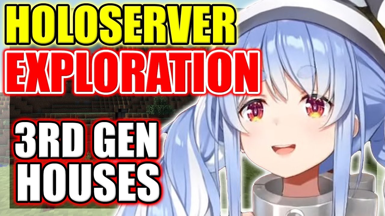 【ENG Sub】Pekora Visits Each Gen 3 House in Minecraft Holoserver【Hololive】