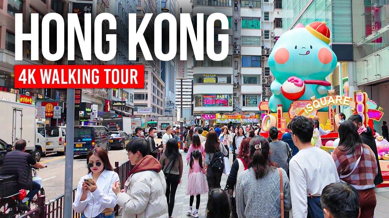 HONG KONG 🇭🇰 The City of Skyscrapers and Street Markets | 4K Walking Tour