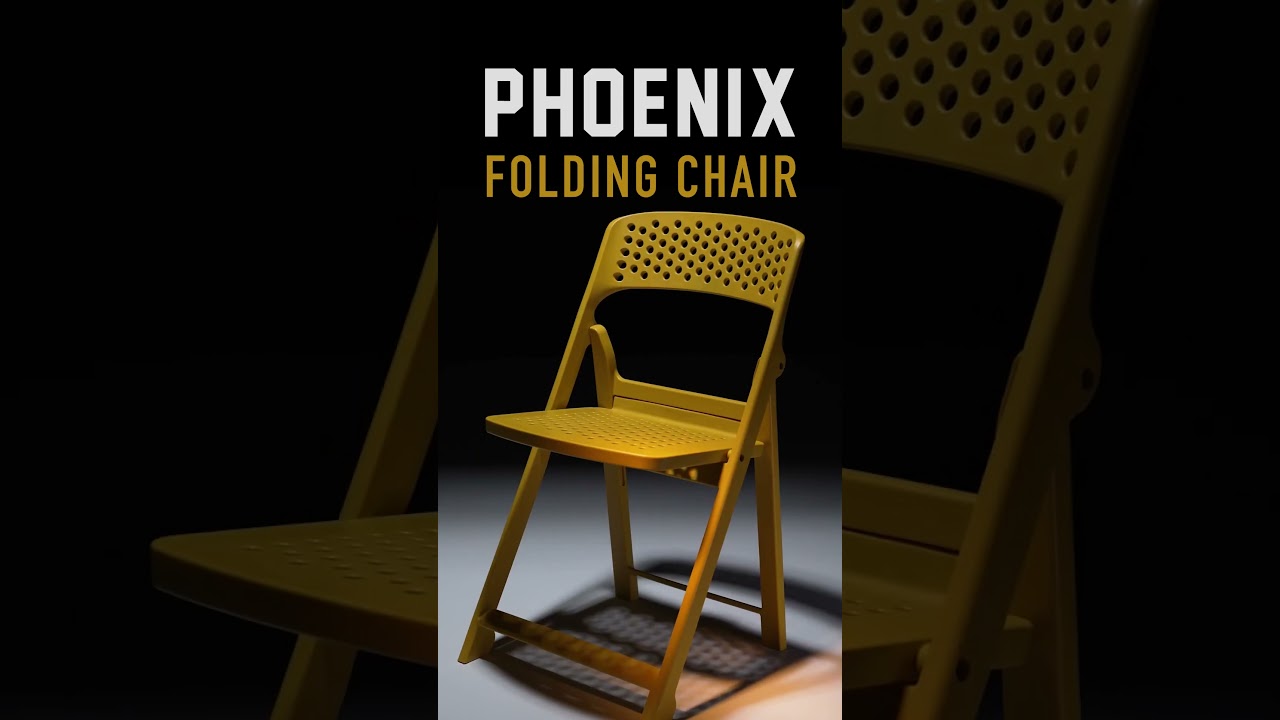 Phoenix Foldable Plastic Chairs by Italica Furniture