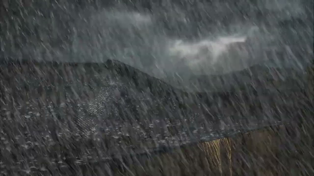 Rain Sounds in the Dark | Black Screen ASMR | No Ads