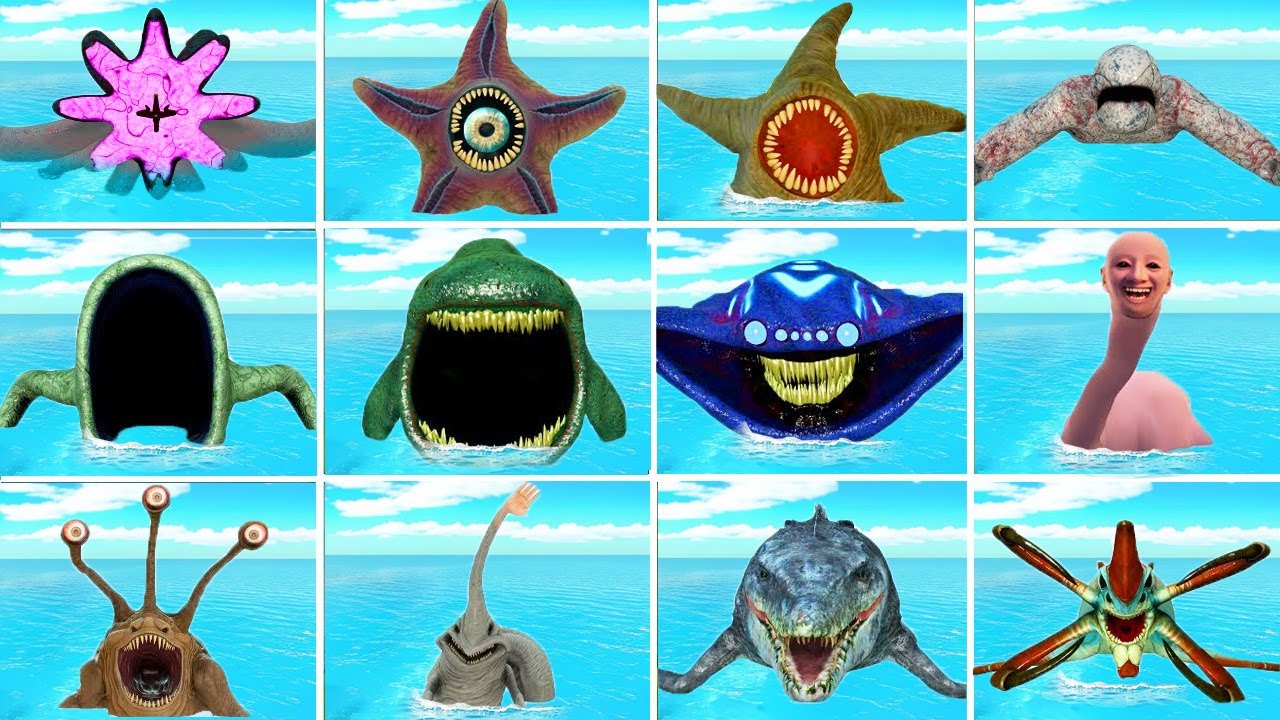 Junte a TODAS las CRIATURAS DEL OCEANO Para Descubrir QUIEN es el MAS FUERTE 😱 LA PELICULA