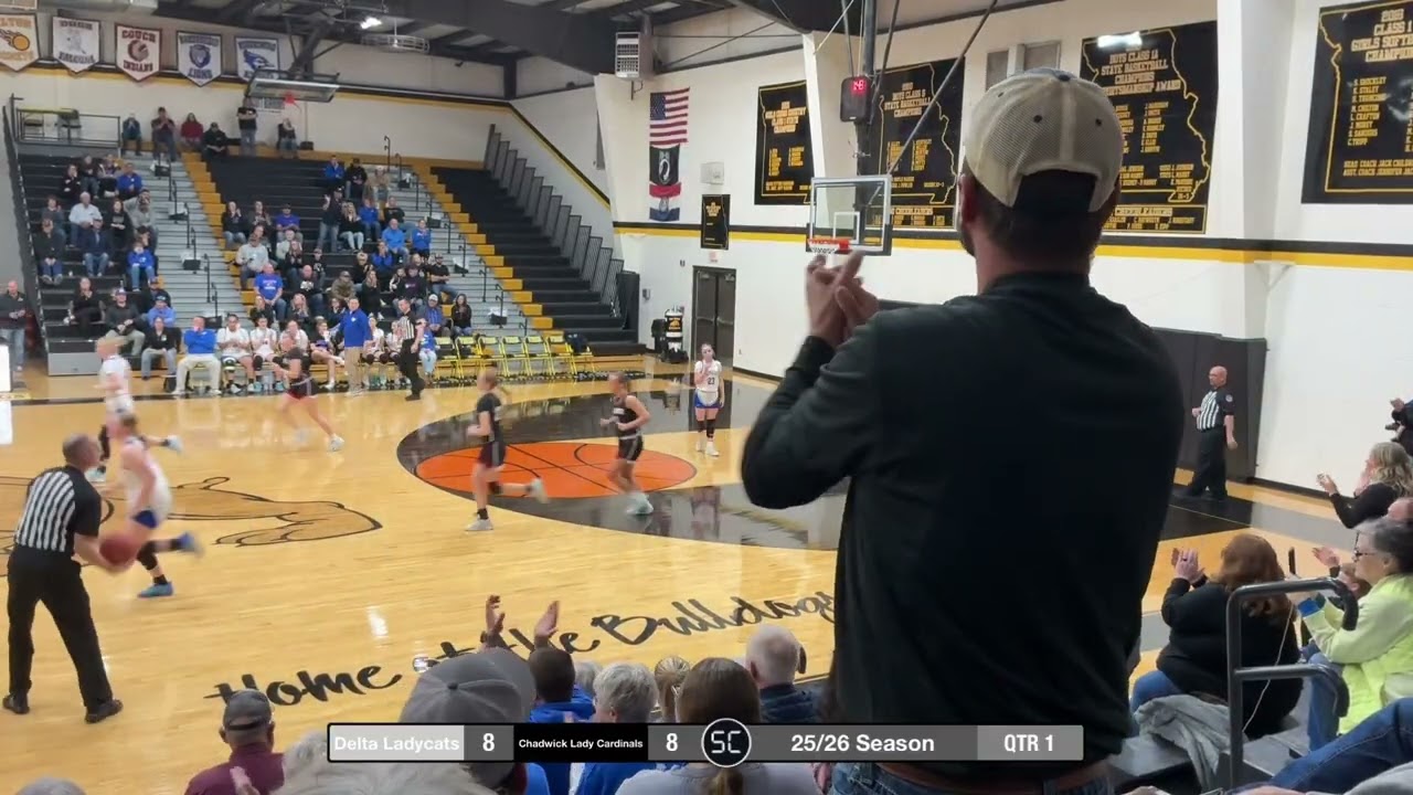 Delta LadyCats vs Chadwick Lady Cardinals (no sound)