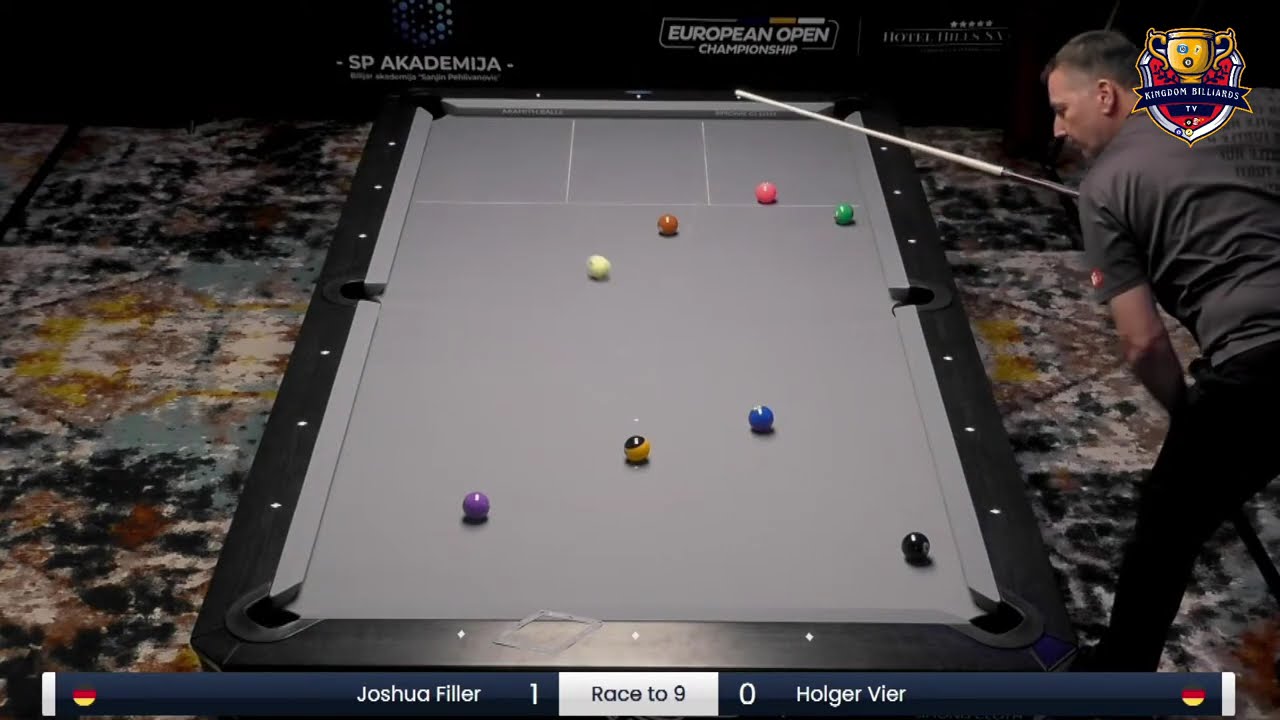 WATCH LIVE | Joshua Filler vs Holger Vier | Mar 12 | EUROPEAN OPEN POOL CHAMPIONSHIP