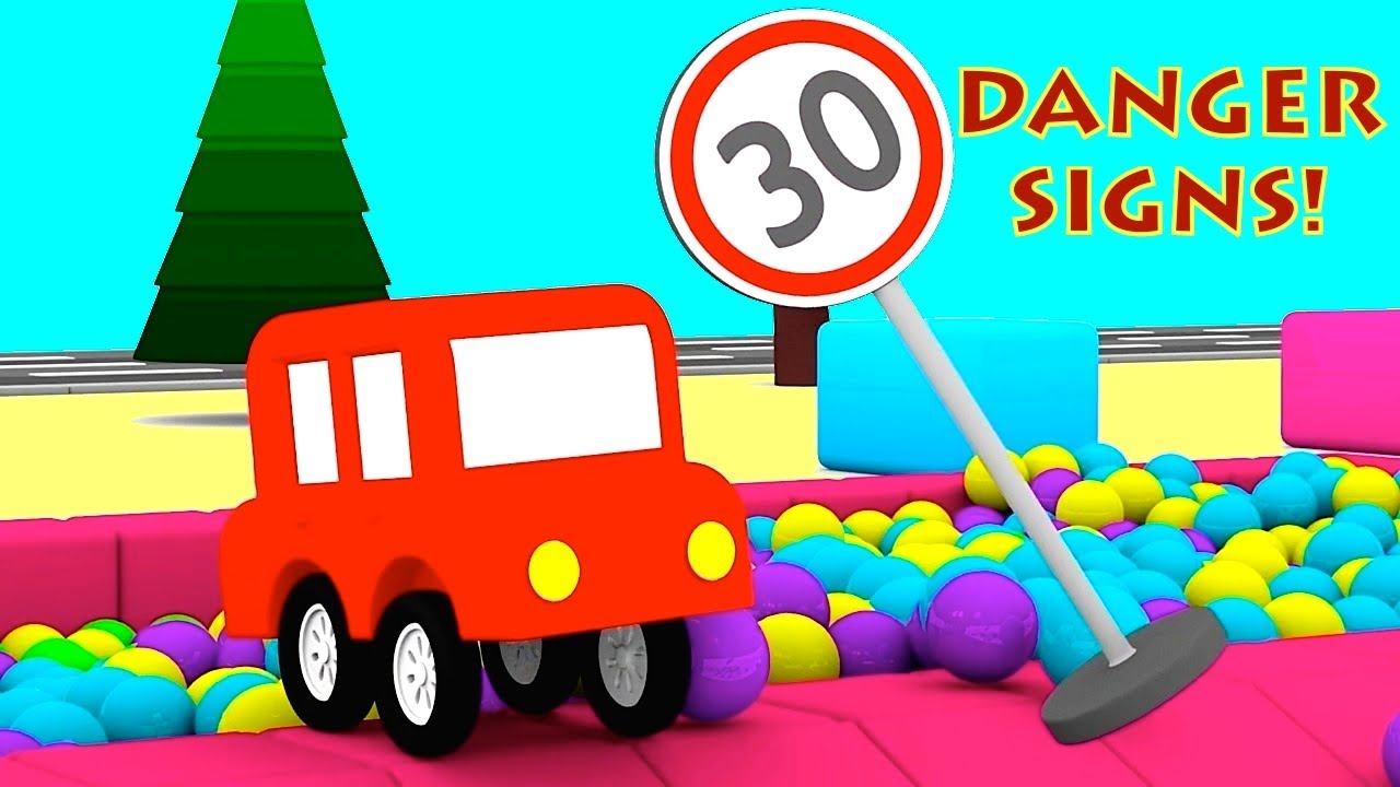 DANGER SIGNS! - Do you know Road Rules? - Cartoon Cars - Cartoons for Kids!