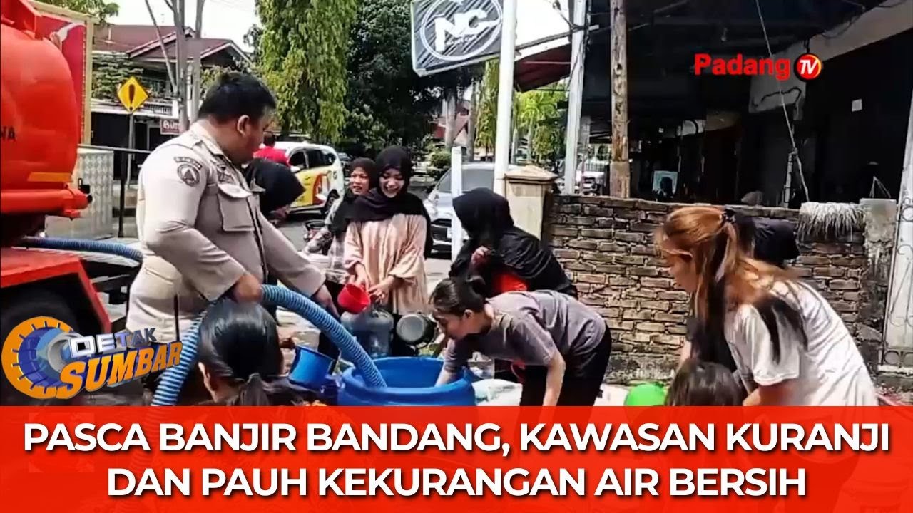 Sebulan Pasca Banjir Bandang, Warga Padang Alami Krisis Air Bersih