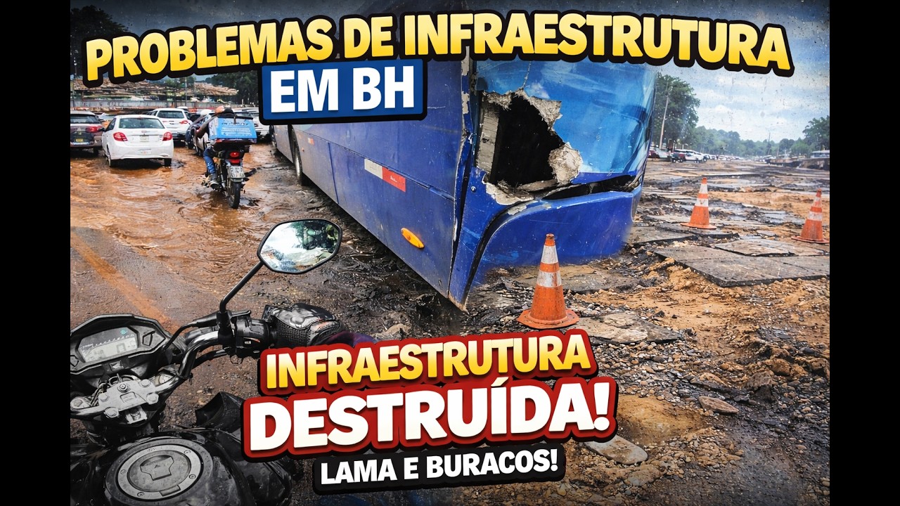 Compilados infraestruturais e gargalos . Bh é o seu transito caótico
