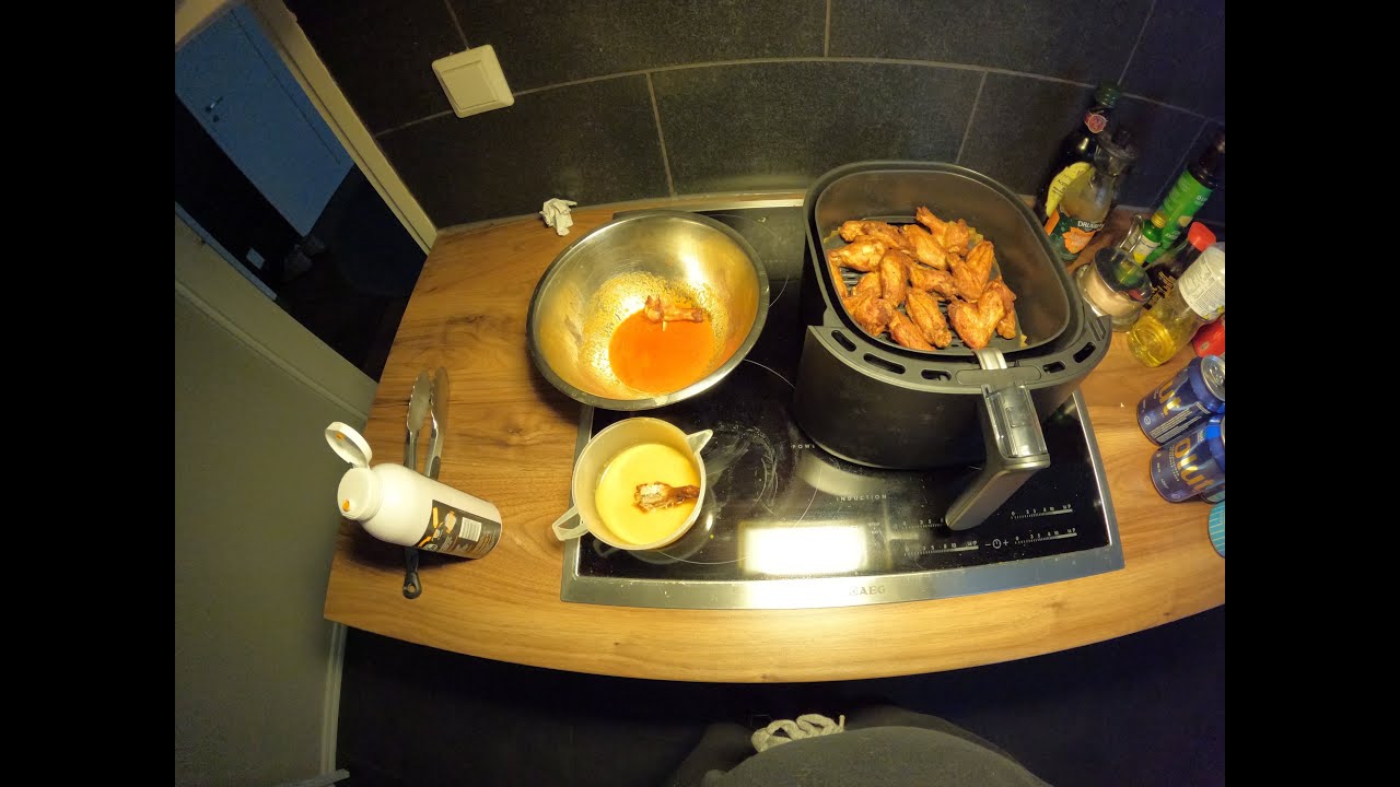 Hook wings air fryer 21min