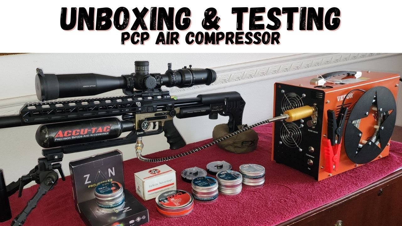 Uboxing & Tesing PCP Air Compressor on FX Impact M3