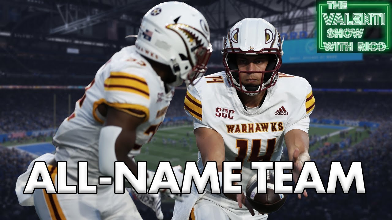College Football's All-Name Team | The Valenti Show with Rico