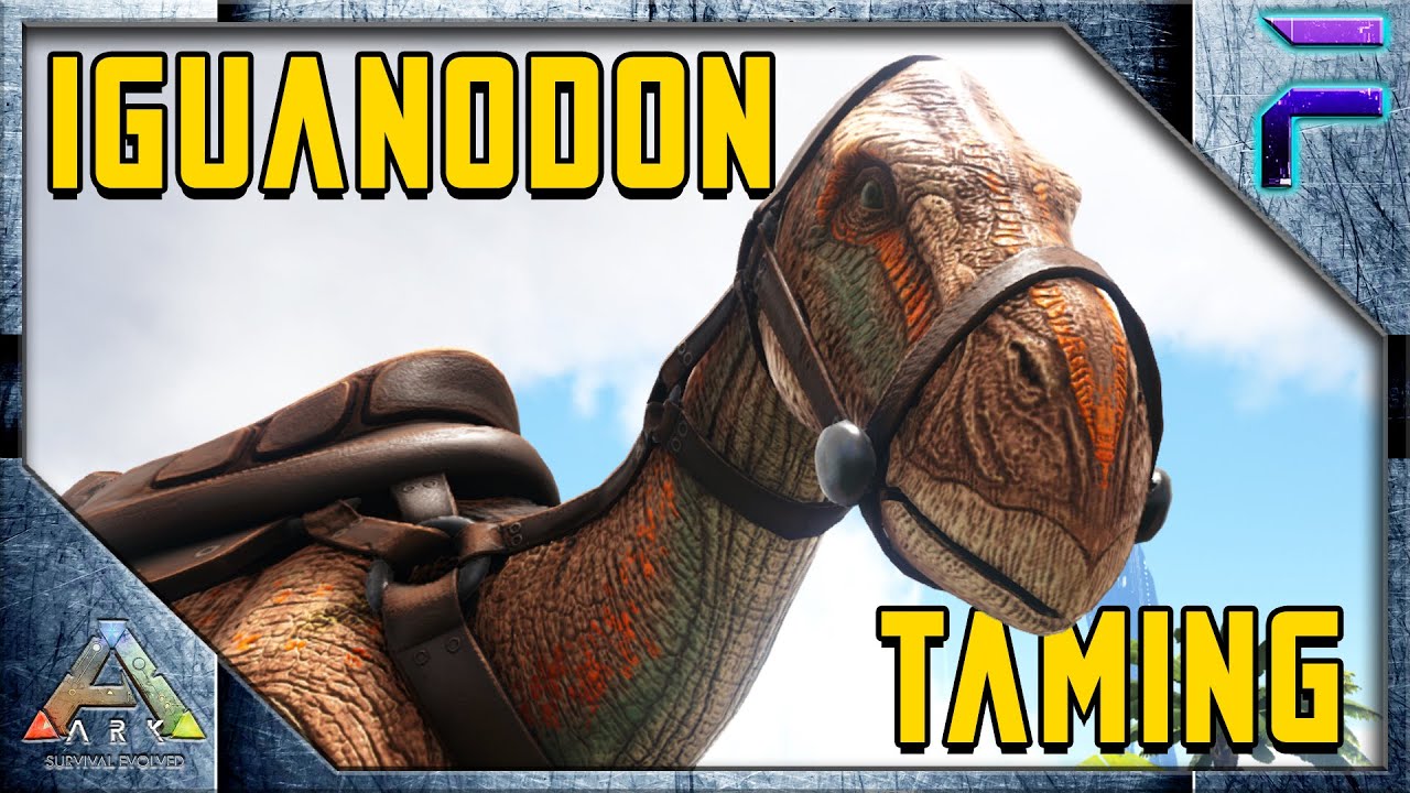 BEGINNERS GUIDE to IGUANODON TAMING AND METAL! -Ark: Survival Evolved [E3]