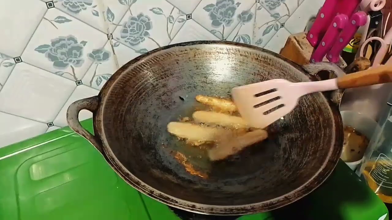 Vlog memasak tempe goreng 