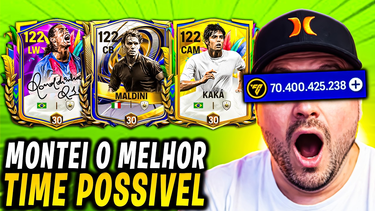 70 BILHOES de COINS! MONTEI o TIME dos SONHOS!