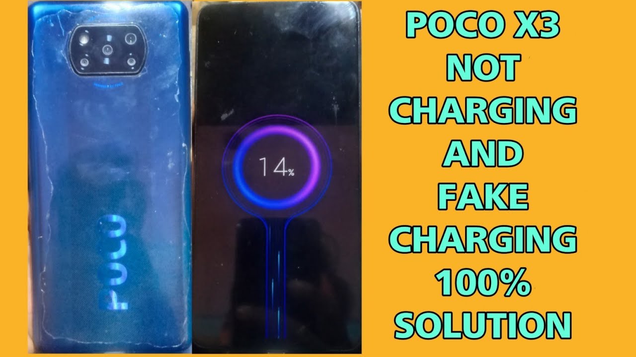 Poco X3  Not Charging & Fake Charging Problem 100% Solution