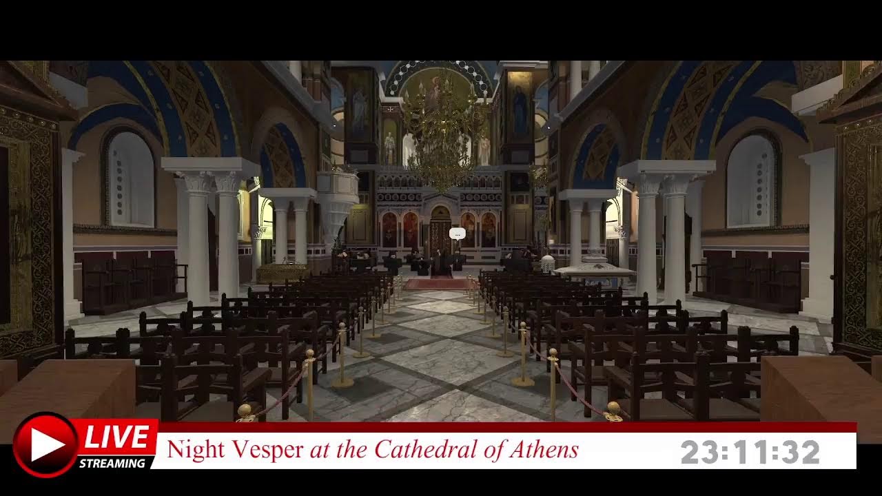 Night Vesper at the Cathedral of Athens Gocor Orthodox Times || Roblox 2026-27