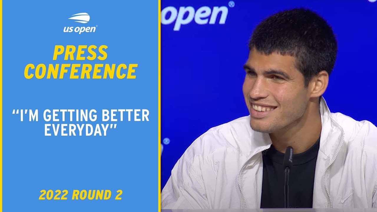 Carlos Alcaraz Press Conference | 2022 US Open Round 2