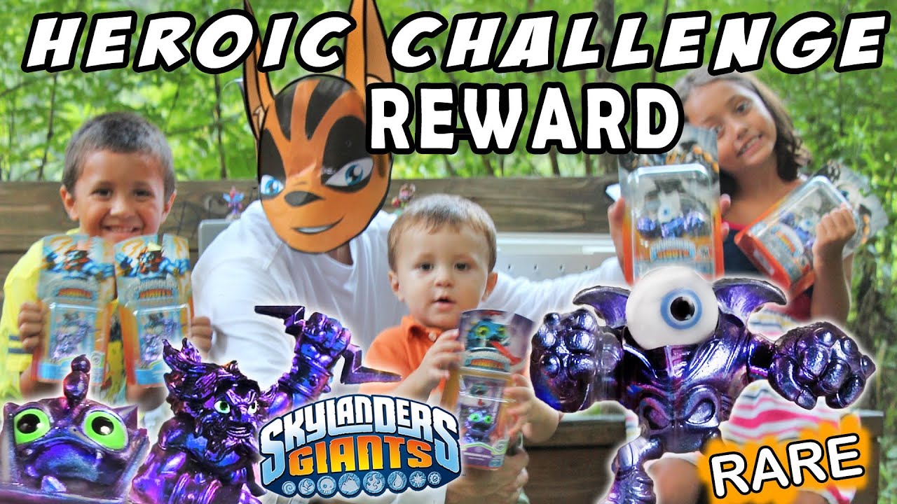 Real Heroic Challenge Mega Reward - 6 Rare Purple Skylanders Giants - Contest Coming Soon! EB WB LR