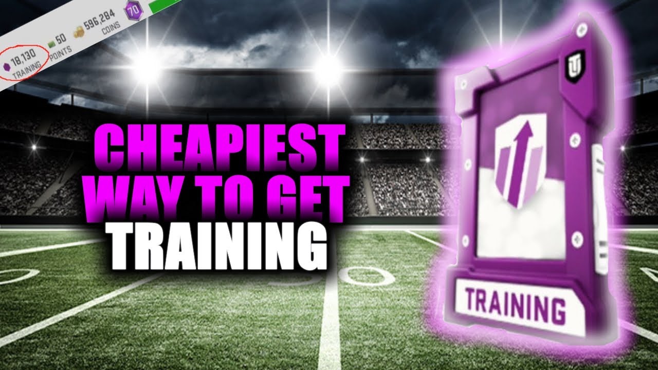 THE BEST WAY TO GET TRAINING POINTS | MADDEN 19 ULTIMATE TEAM