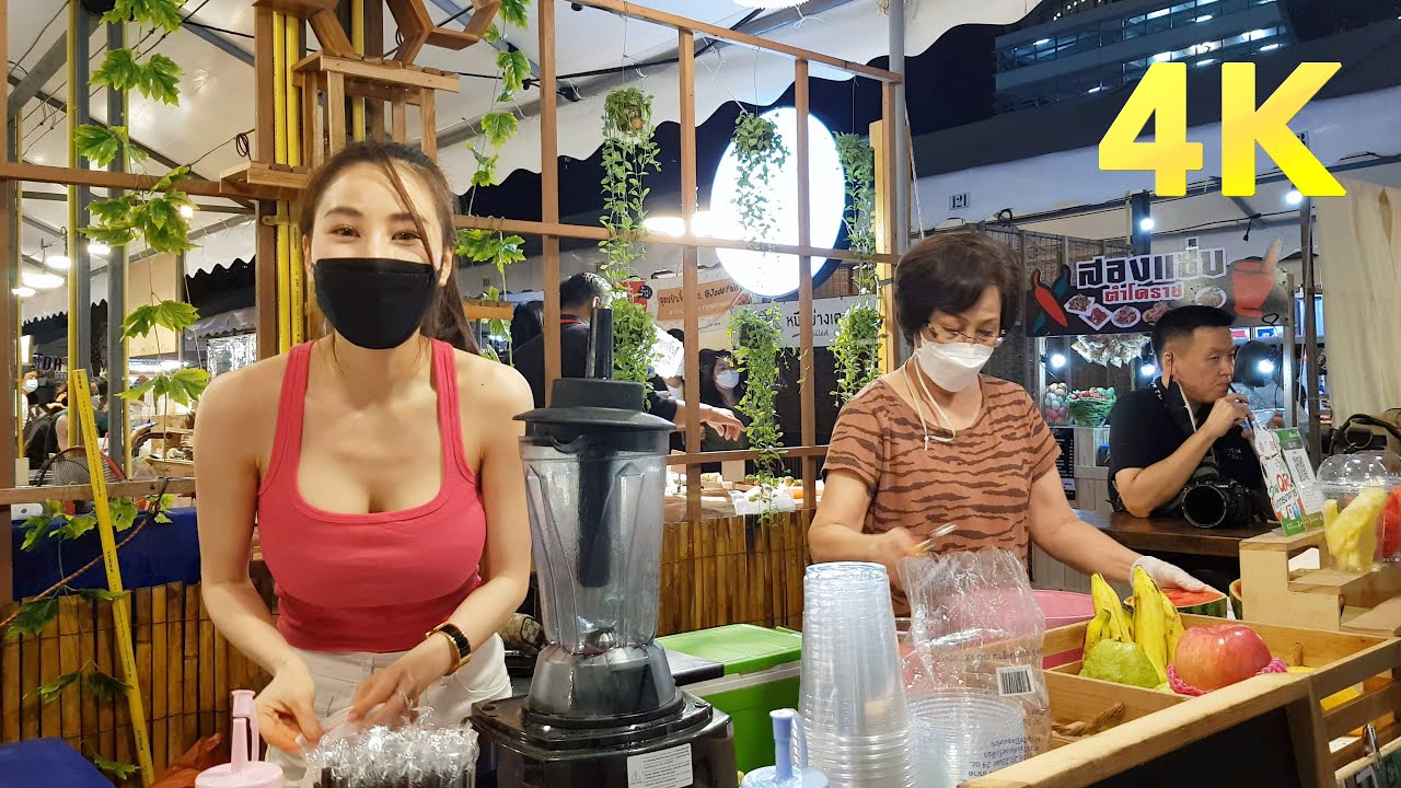 [4K] Walking Jodd Fairs on the first evening, Bangkok / New Night Market / Bangkok