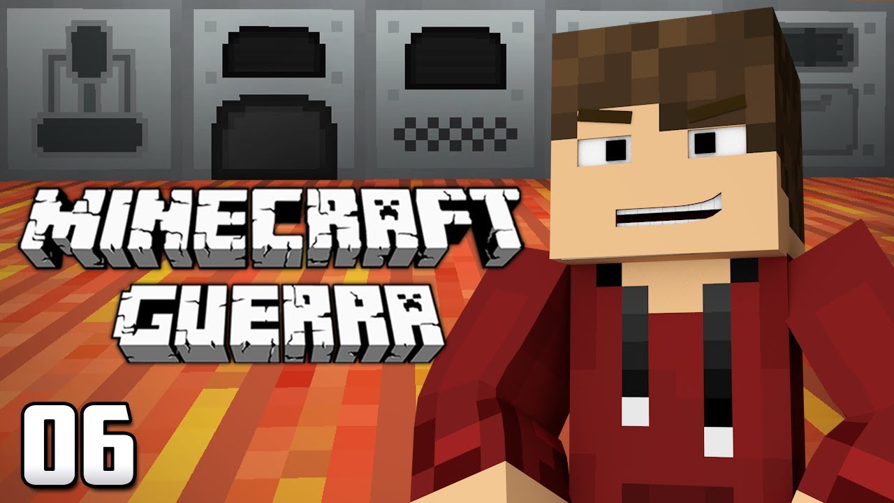 MINECRAFT GUERRA #06 - Construindo a Indústria e Máquinas!