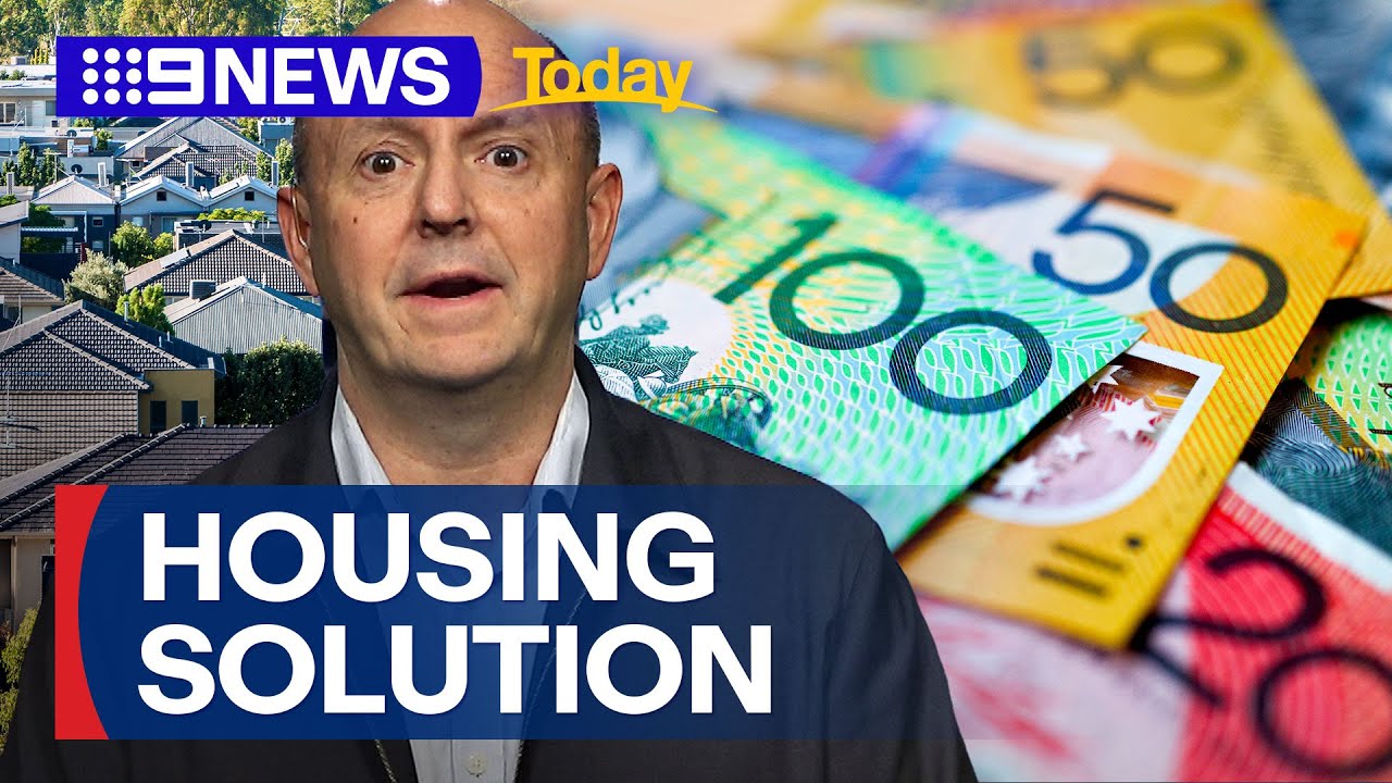Billionaire shares solution to housing crisis | 9 News Australia