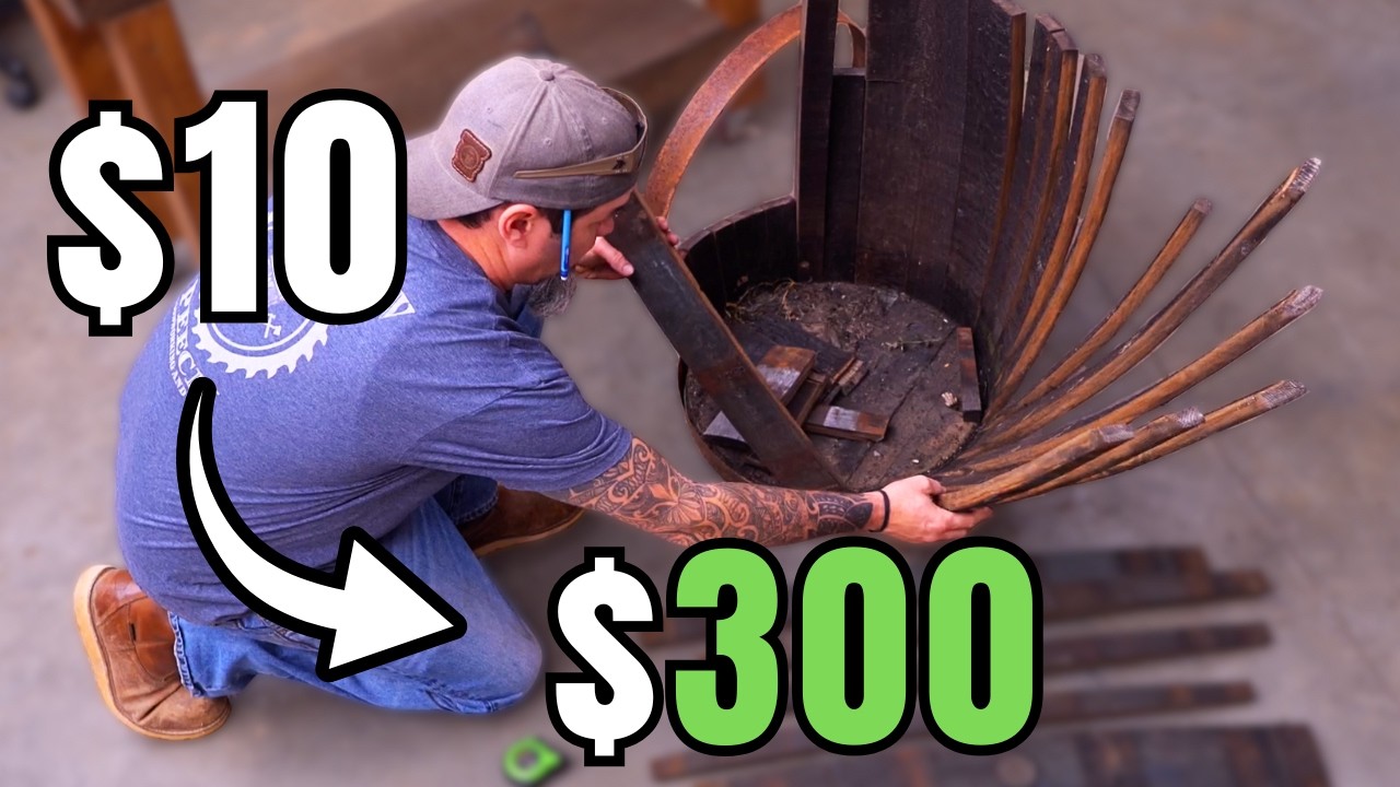 $10 TRASH to $300 TREASURE! Woodworking Transformation Challenge