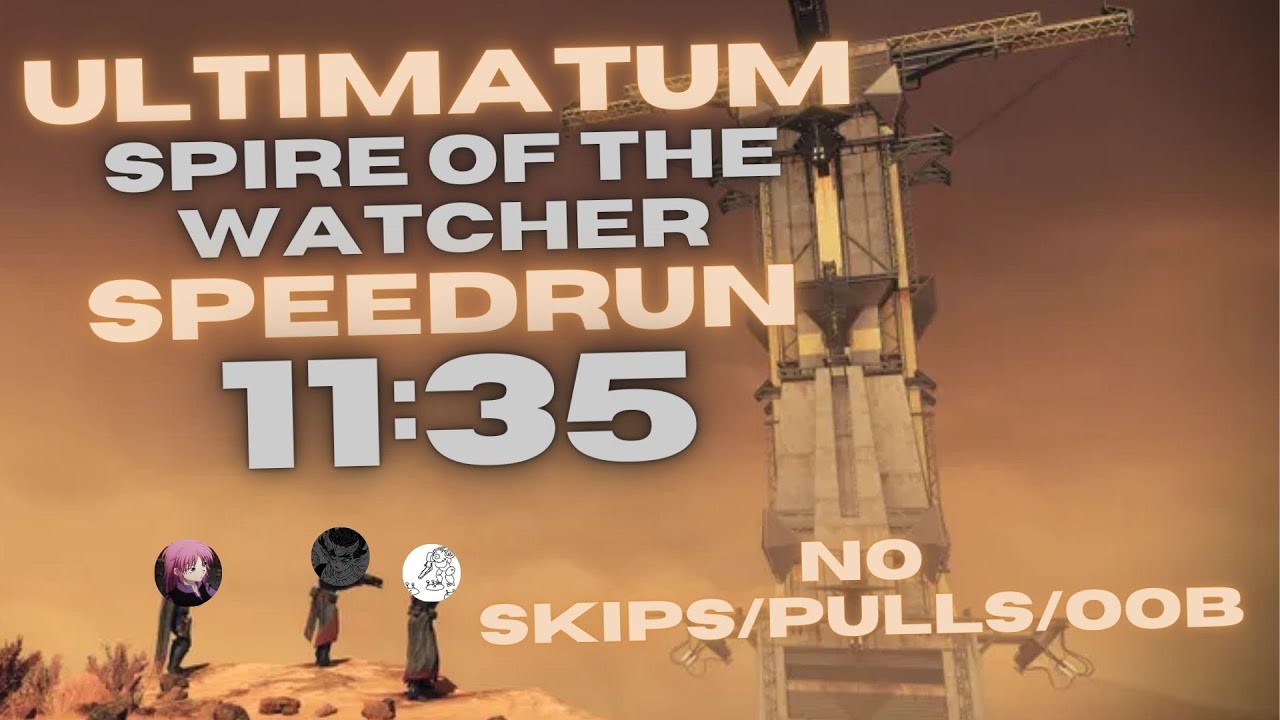 ULTIMATUM SPIRE of the WATCHER EN 11:35 | Destiny 2 | Ryusuri #Destiny2MOTW (No Skips/Pulls/OOB)