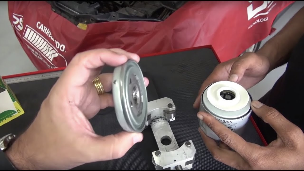 Por dentro das peças automotivas. Filtro de óleo.