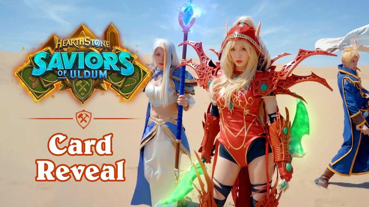 Live Action Card Reveal by AmazingLP | Hearthstone: Saviors of Uldum