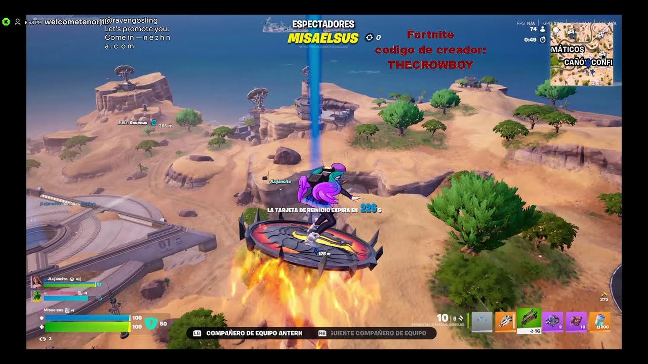 Fortnite tardecita de chill!