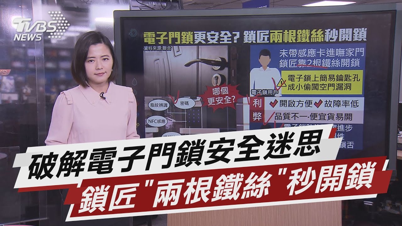 破解電子門鎖安全迷思  鎖匠