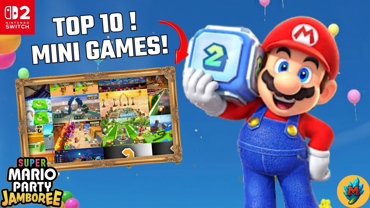 TOP 10 MELHORES MINIGAMES do Super Mario Party Jamboree!