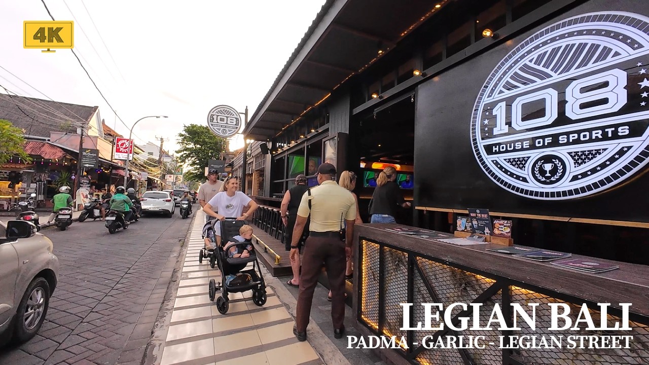 4K LEGIAN BALI Streets Recent Situation Ahead of Nyepi Day 2026 | Padma, Garlic Lane, Legian Street
