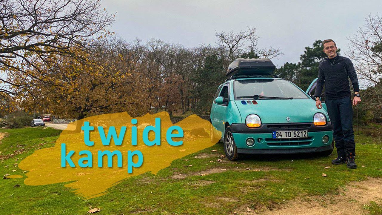 TWİ'Yİ YATAK ODASINA ÇEVİRDİM! - Twingo ile Araçta Kamp Yapmak - İstanbul'a Yakın Kamp Yeri Mis Gibi