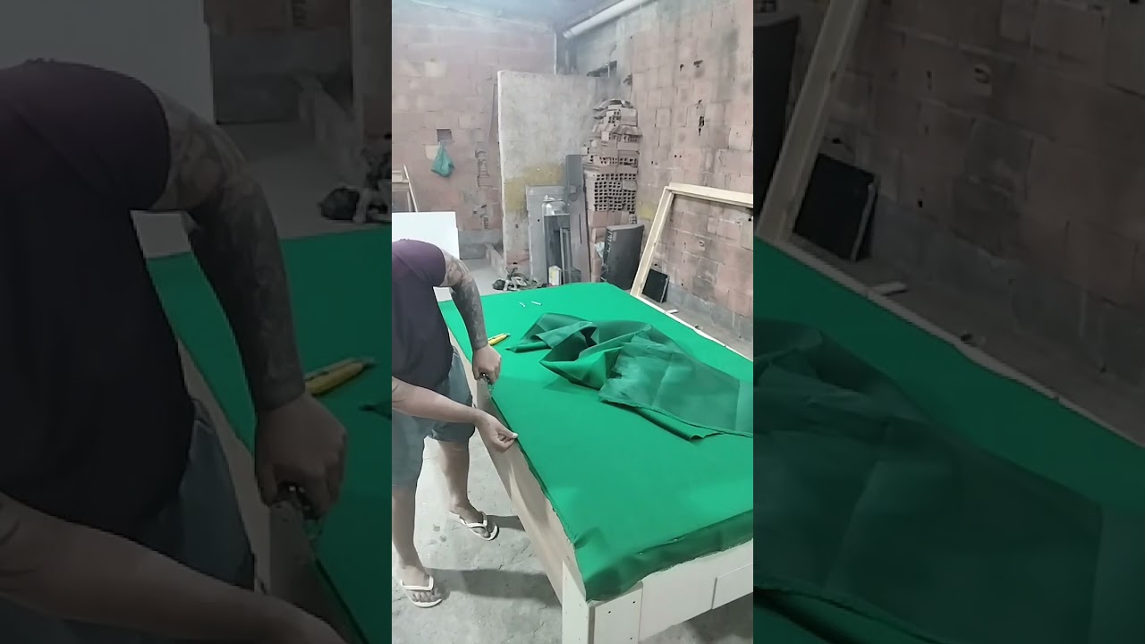 Aprenda a trocar o pano da sinuca