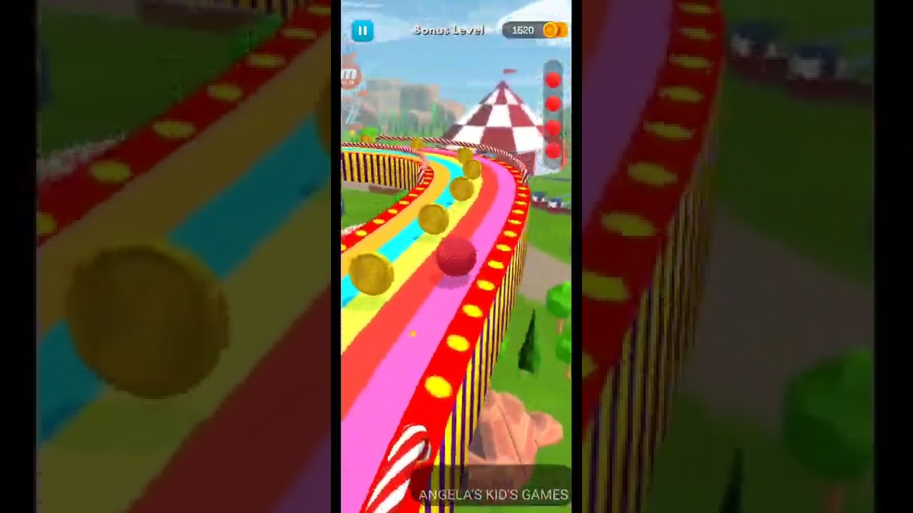 Sky Ball Jump BONUS LEVEL kids Games || Angela kids Games Channel #ballgames
