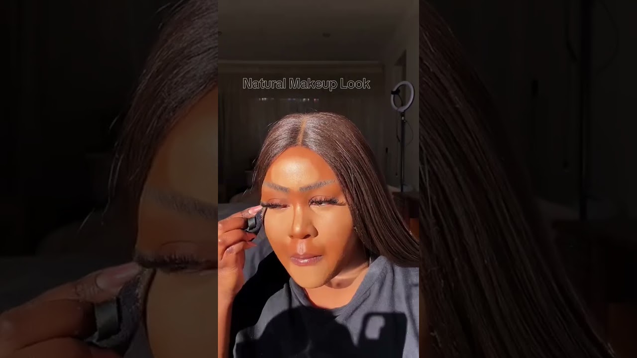 Soft Natural Look #beginnerfriendlymakeupforblackwomen #southafricanyoutuber  #makeuptutorial
