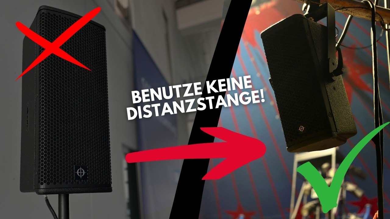 Sound gleichm&auml;&szlig;ig verteilen - Point Source richtig positionieren