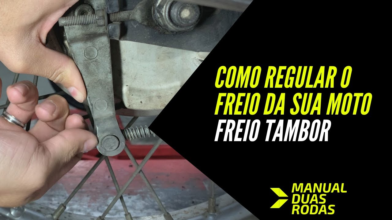 COMO REGULAR O FREIO DA MOTO (Freio Tambor) em 3 MINUTOS